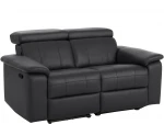 Dvivietė sofa Loft24 Tanaro, juoda