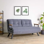 Kalune Design dvivietė sofa-lova, pilkos spalvos