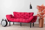 Kalune Design 3 vietų sofa-lova Nitta Triple - Maroon