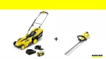 Karcher vejapjovės ir gyvatvorių žirklių komplektas LMO 18-36 Battery Set + HGE 18-45 Battery