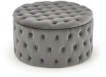 Fotelis NUNEZ pouffe color: pilkas