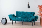 Kalune Design 3 vietų sofa-lova Nitta Triple - Petrol Žalias