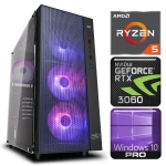 INTOP Ryzen 5 3600 32GB 240SSD M.2 NVME+2TB RTX3060 12GB WIN10Pro