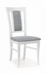 2-jų kėdžių komplektas Halmar Konrad, baltas/pilkas