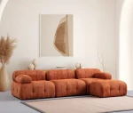 Sofa Petite 3, oranžinė