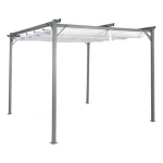 Pavėsinė pergola DKD Home Decor Poliesteris Plienas (290 x 290 x 230 cm)