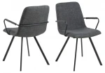 2-jų kėdžių komplektas Actona Selina, pilkas