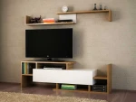 TV staliukas Kalune Design Televizoriaus spintelė Dream - Baltas, Walnut