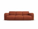 Trivietė sofa Windsor & Co Lola, 235x95x72 cm, oranžinė