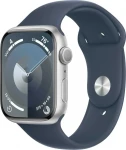 Išmanusis laikrodis Apple Watch 9 45mm GPS Sidabrinis Alu Sport M/L Mėlyna