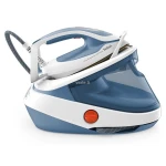 TEFAL | Steam Station Pro Express | GV9710E0 | 3000 W | 1,2 l | 7,6 baro | Automatinis išjungimas | Vertikali garų funkcija | Kalkių valymo funkcija | Baltas/Mėlyna