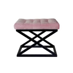 Pouffe Capraz - Black, Pink