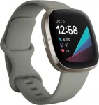 Išmanusis laikrodis Fitbit Sense, Auksinės spalvos korpusas su pilkos spalvos silikoniniu dirželiu