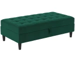 Pufas Loft24 Ottoman, žalias