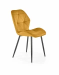 4-ių valgomojo kėdžių komplektas Halmar K453, geltonas