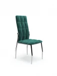 4-ių valgomojo kėdžių komplektas Halmar K416, tamsiai žalias