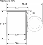 Skalbimo mašina Skalbyklė Bosch WGG244ZPSN