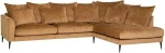 Corner sofa LARTES right corner, ruda