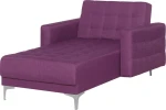 Sofa Beliani Szezlong violetinė ABERDEEN