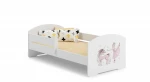 Lova ADRK Furniture Pepe Barrier Ballerina with Unicorn, 140x70 cm, balta