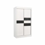 Spinta Adrk Furniture Batia 120 cm, balta/juoda