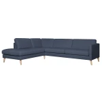 Blue Corner sofa LISANNA LC mėlynas