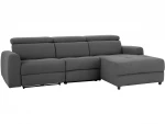 Trivietė sofa Loft Capena, pilka