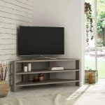 TV staliukas Kalune Design Televizoriaus stovas Thales Corner - Light Mocha