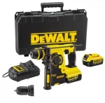 DEWALT SDS-PLUS GRĘŽIMO KJŪKAS 18V 2.1J 2 x 4.0 Ah XR LI-ION + DCH254M2 LAIKIKLIS