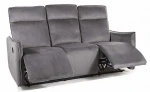 Signal Meble TRAVIS 3 VELVET Pilkas BLUVEL sulankstoma SOFA 14