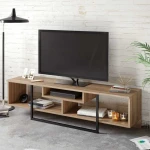 TV staliukas Kalune Design Televizoriaus stovas Asal (150) - Walnut, Juodas