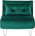 Shumee Velvet sofa-lova Tamsiai žalia VESTFOLD