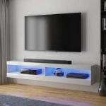 TV staliukas Selsey Viansola LED 140 cm, baltas