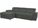 Trivietė sofa Loft Pareli, pilka