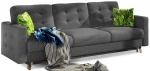Sofa Asgard, 235x95x86 cm, pilka