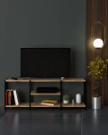TV staliukas Kalune Design Nina, rudas/juodas