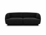 Sofa Micadoni Home Miley 184x85x74 cm, juoda