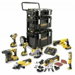 Įrankių rinkinys DeWalt DCK856P4 (DCD996+DCF894+DCH273+DCG405+DCS367+DCS335+DCS570+DCL050); 18 V; 4x5,0 Ah akum.