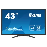 Monitorius IIYAMA X4373UHSU-B1 43 colių UW VA 3840x2160 UHD 400cd/m2 3ms HDR400 2xHDMI DP USB-HUB PBP PIP Nuotolinio valdymo garsiakalbiai