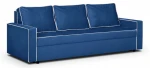 Trivietė sofa Midi, mėlyna