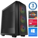 INTOP Ryzen 5 5500 16GB 1TB SSD M.2 NVME+2TB RX580 8GB WIN11Pro