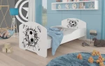 Vaikiška lova Adrk Furniture Pepe ball, 80x160 cm, balta