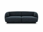 Sofa Micadoni Home Miley 184x85x74 cm, juoda