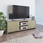 Televizoriaus spintelė, sonoma ąžuolo spalvos, 120x30x37,5cm, MDP