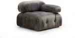 Hanah Home 1 vietos sofa Bubble 1R - Pilkas