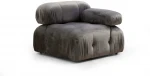 Hanah Home 1 sėdynės sofa Bubble 1R - Pilkas