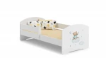 Lova ADRK Furniture Pepe Barrier Teddy Bear and Cloud, 160x80 cm, balta