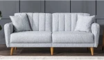 Kalune Design 3 vietų sofa-lova Aqua - Pilkas