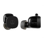 Audio-Technica  ATH-SQ1TWBK True Earbuds belaidės ausinės, Juodos spalvos
