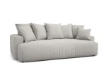 Sofa Micadoni Bette, 221x104x93 cm, pilka